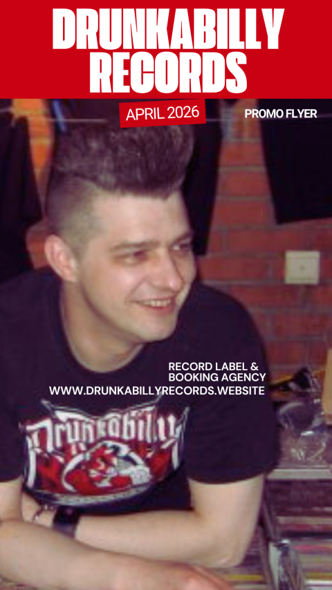 KRISTOF DRUNKABILLY RECORDS PROM FLYER APRIL 2026