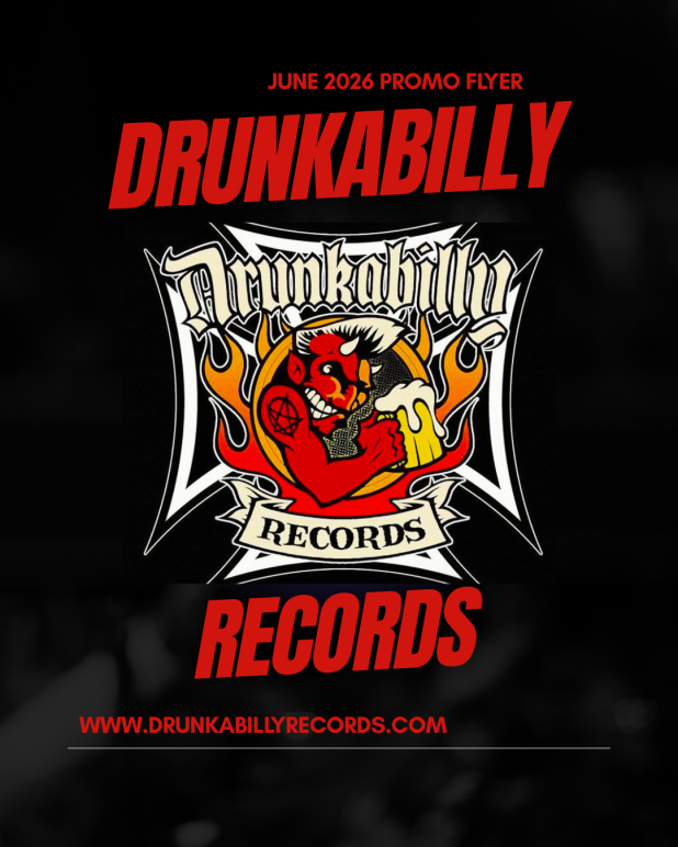 Drunkabilly Records Promo Flyer Jun 2026